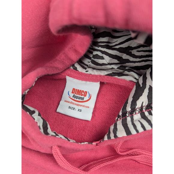 Las Vegas Hoodie Women Extra Small Pink Destination Pullover Nevada Sweatshirt - Picture 2 of 6